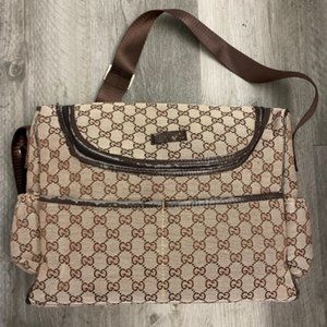 GUCCI Diaper bag canvas